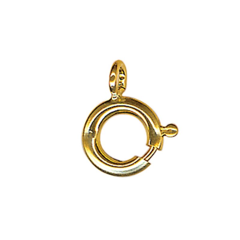 9CT ITALIAN 7MM BOLT RING BR79Y