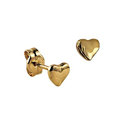 9CT SMALL HEART STUDS E990/9Y
