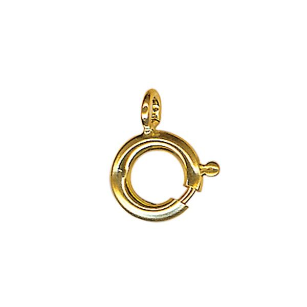 9CT ITALIAN 6MM BOLT RING BR69Y