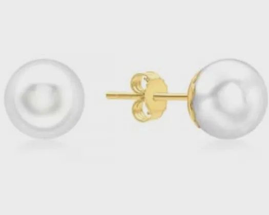 9K YG F/W PEARL 8mm STUD E/R 1.58.7949