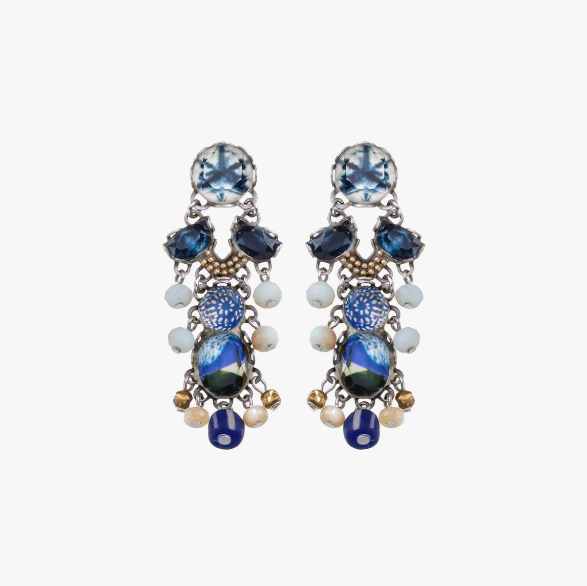Ayalabar - Classic Earrings Fresh Waters Set, Snow R2241 E/R R2241