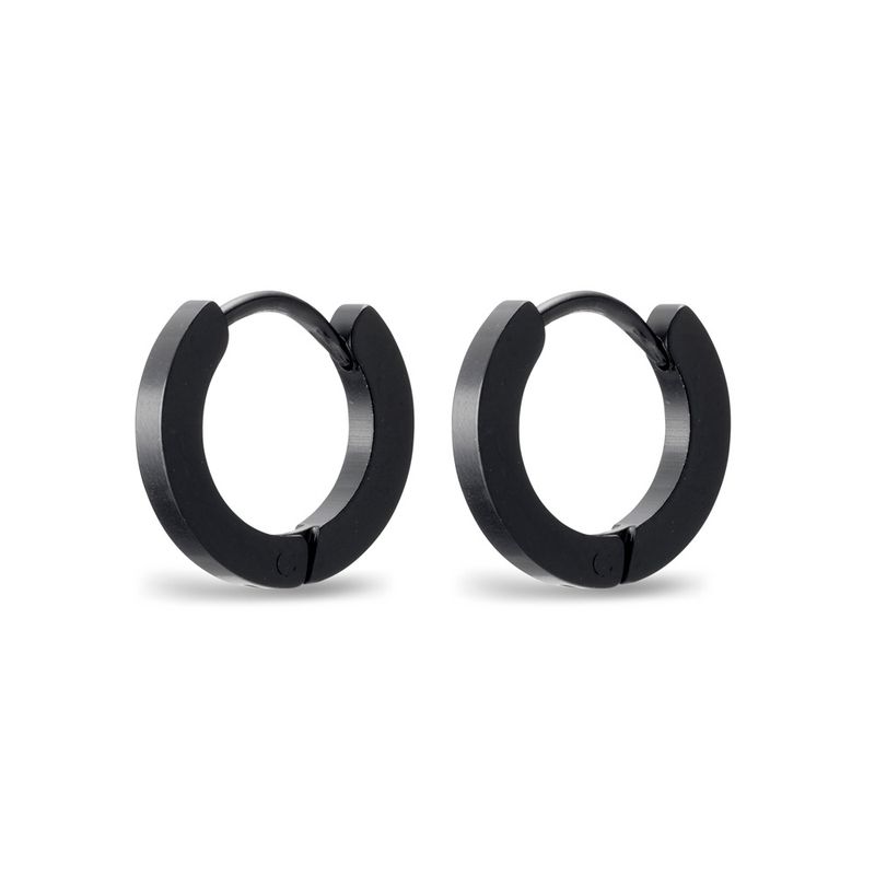 BLAZE STAINLESS STEEL HUGGIE IN SHINY FINISH SSE109-BLK