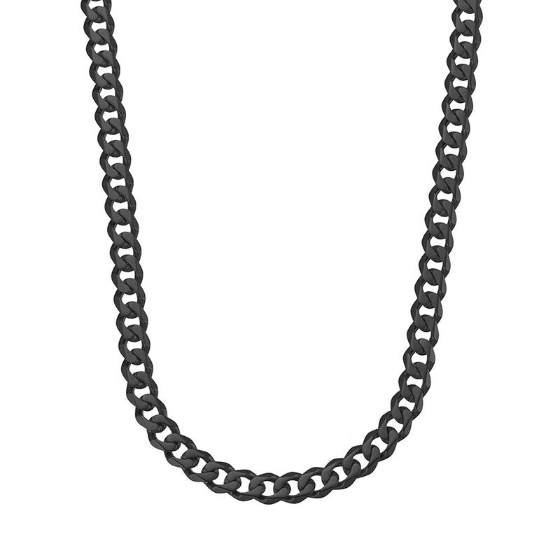 Blaze s/steel black curb link chain-50cm SSCH29BLK-50