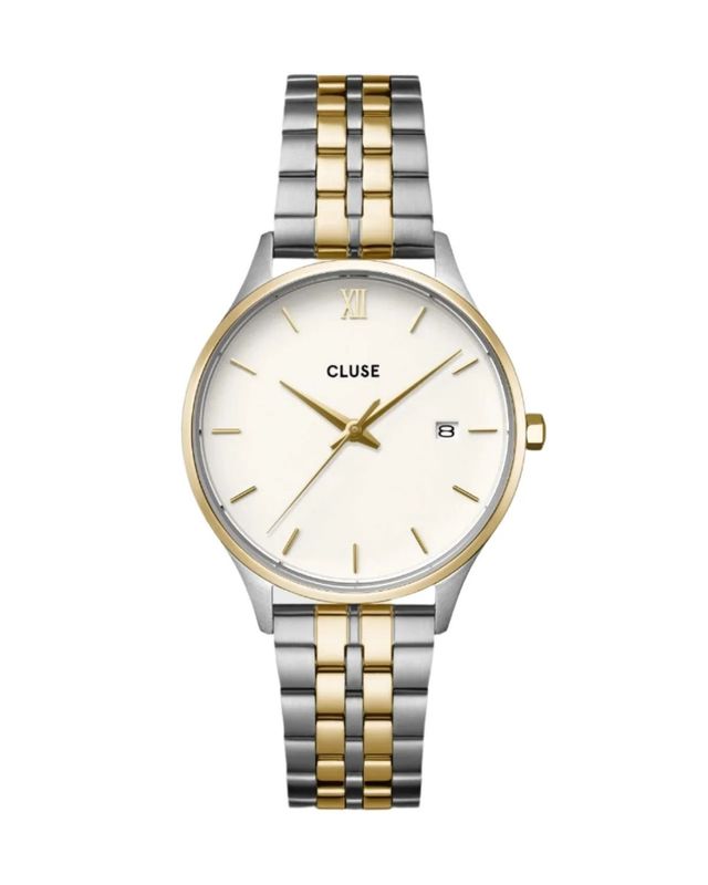 Cluse - Minuit Date Coconut Milk Bicolour Link CW14302