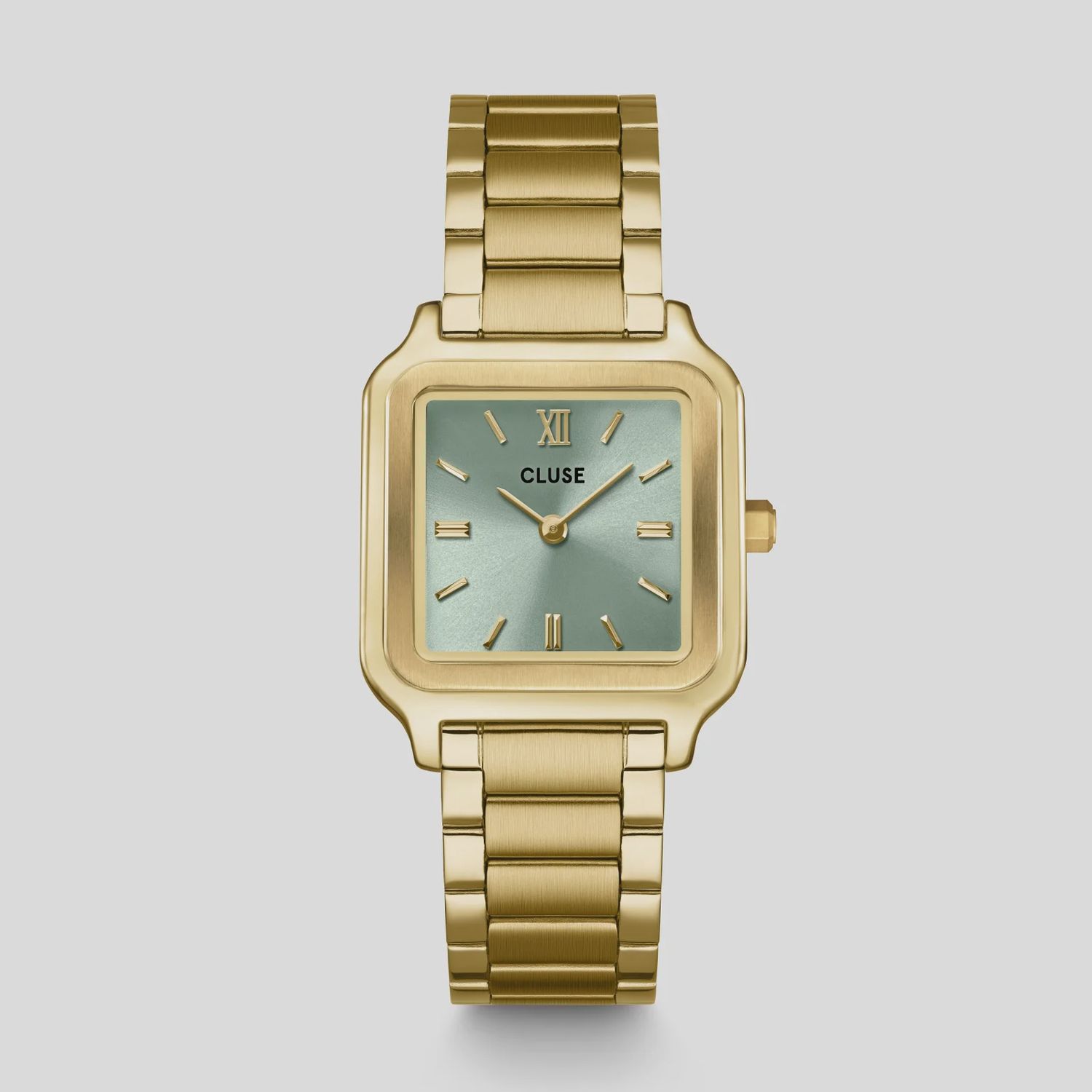 Cluse Gracieuse Sage Green/Gold Link Watch CW11909