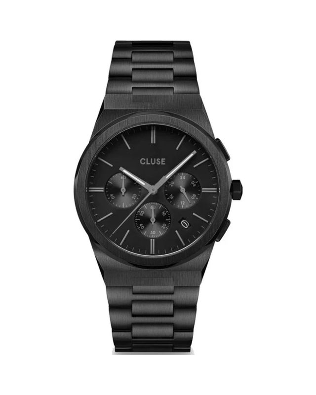 Cluse Vigoureux Chrono Steel, Full Black CW20802
