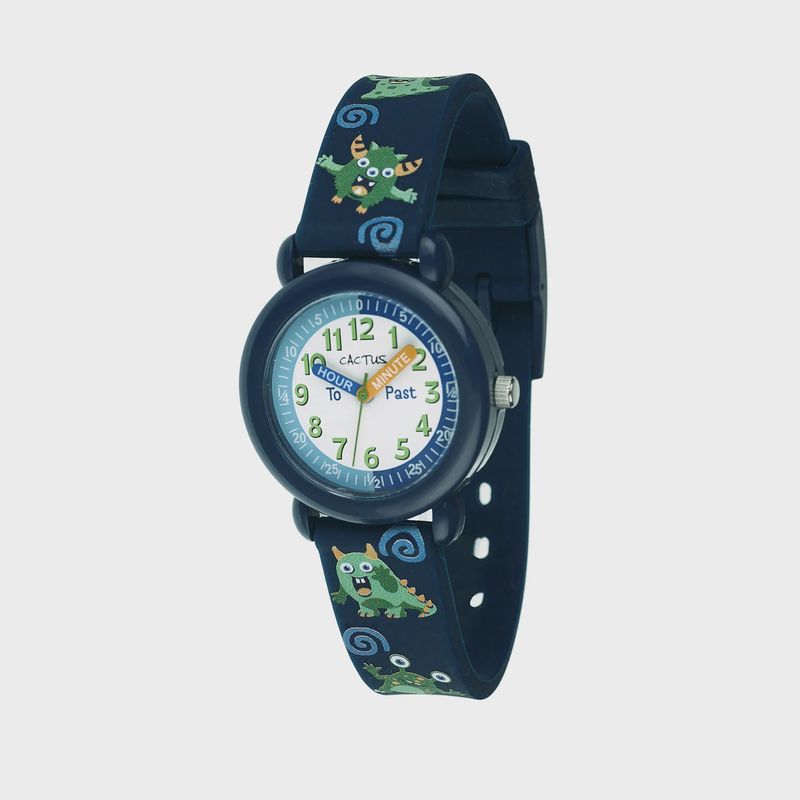 Cactus Time Teacher Monster Navy Blue Watch CAC-113-M03