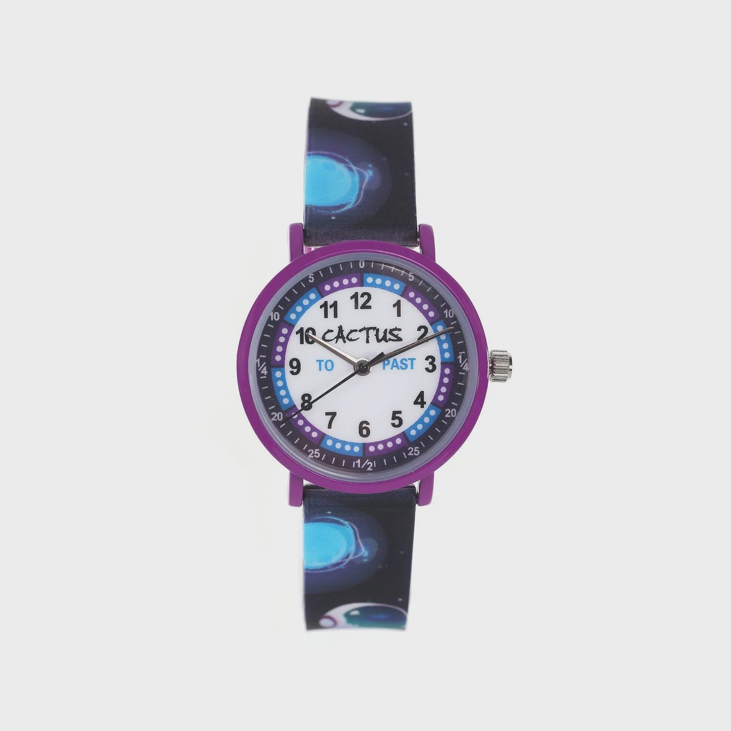 Cactus Watch Astronauts Space Time Teacher Purple Watch CAC-143-M01