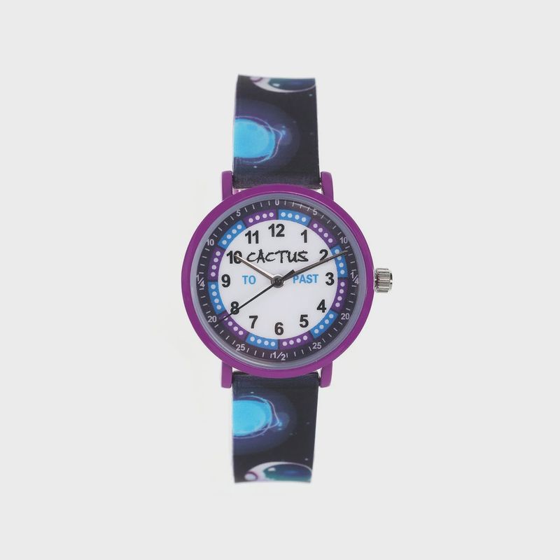 Cactus Watch Astronauts Space Time Teacher Purple Watch CAC-143-M01