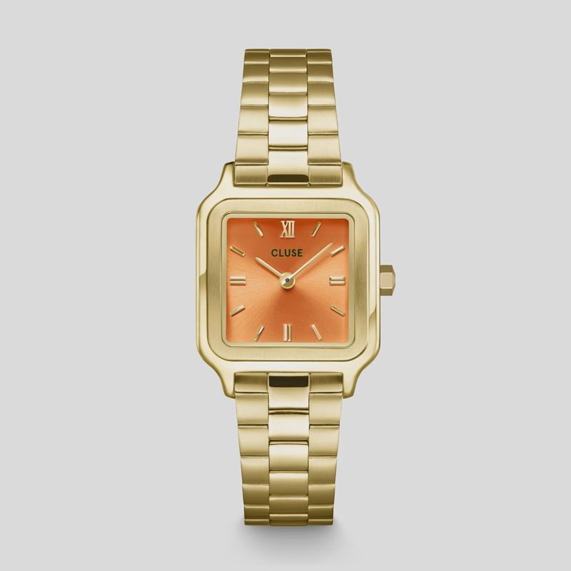 Cluse - Gracieuse Petite Watch Apricot/Gold Link CW11807