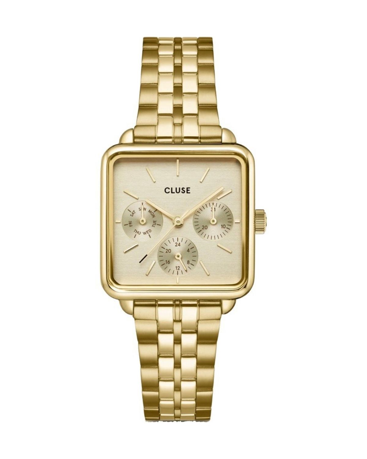 Cluse - La Tetragone Multifunction Full Gold Link CW13801