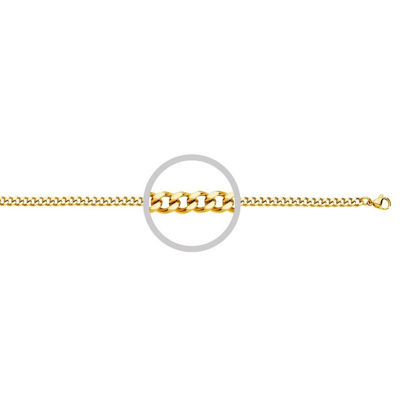 DPI - Blaze stainless steel curb chain 4.5MM x 45cm SSCH7G-45