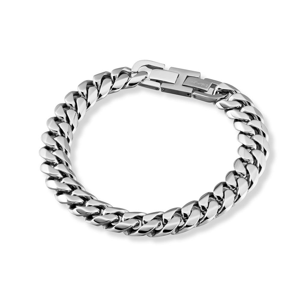 DPI - Blaze stainless steel men’s cuban 12mm link bracelet 22+1.5cm SSB247-S