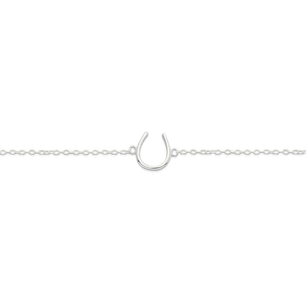 DPI - S/silv horse shoe brac BR170-SILVER