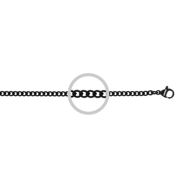 DPI - Blaze Stainless Steel curb black chain 3MM x 60cm SSCH4BLK-60CM
