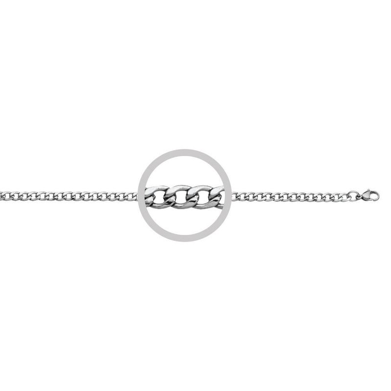 DPI - s/steel oval curb chain 4.5mm/55cm SSCH25-55CM