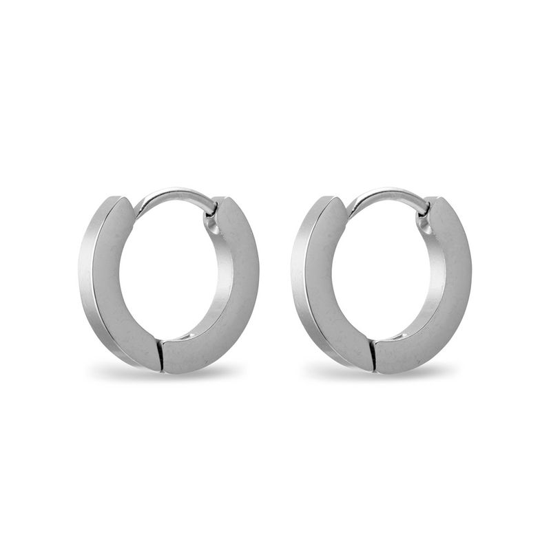 DPI - Blaze stainless steel huggie in shiny finish 12 X 2MM SSE109-S