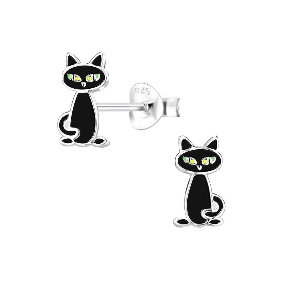 DPI TINY TREASURE BLACK CAT  STUD TTSE115