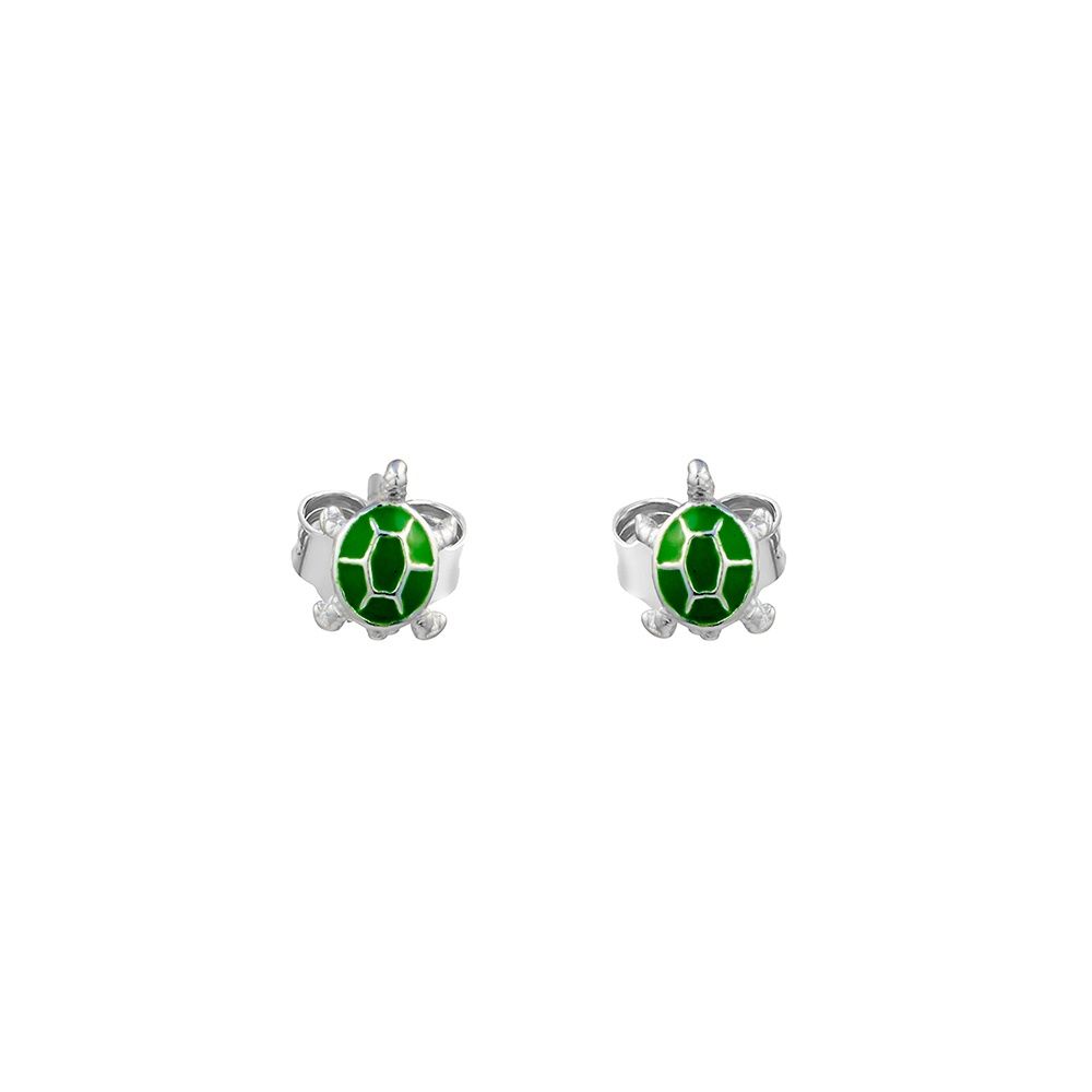 DPI TINY TREASURE GREEN TURTLE STUDS TTSE95