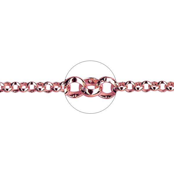 PINK 9CT BELCHER BRACELET B2/19/9P
