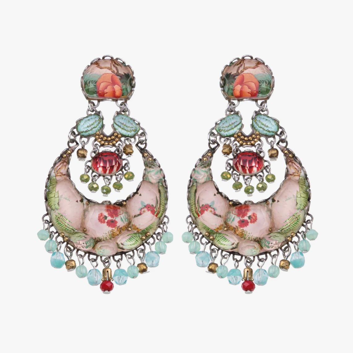 R2245 Ayala Bar earrings Flower Garden The Radiance collection R2245