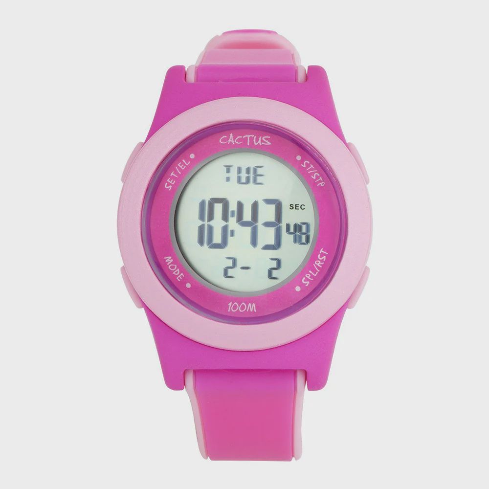 Cactus Shine Pink Digital Watch CAC-125-M05