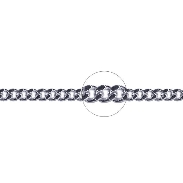 SS DIAMOND CUT CURB CHAIN CD80/55