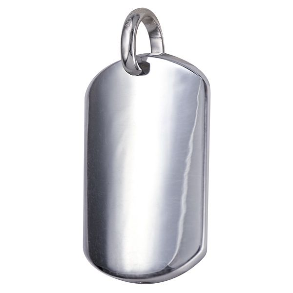 SS DOG TAG MEMORIAL PENDANT P5152