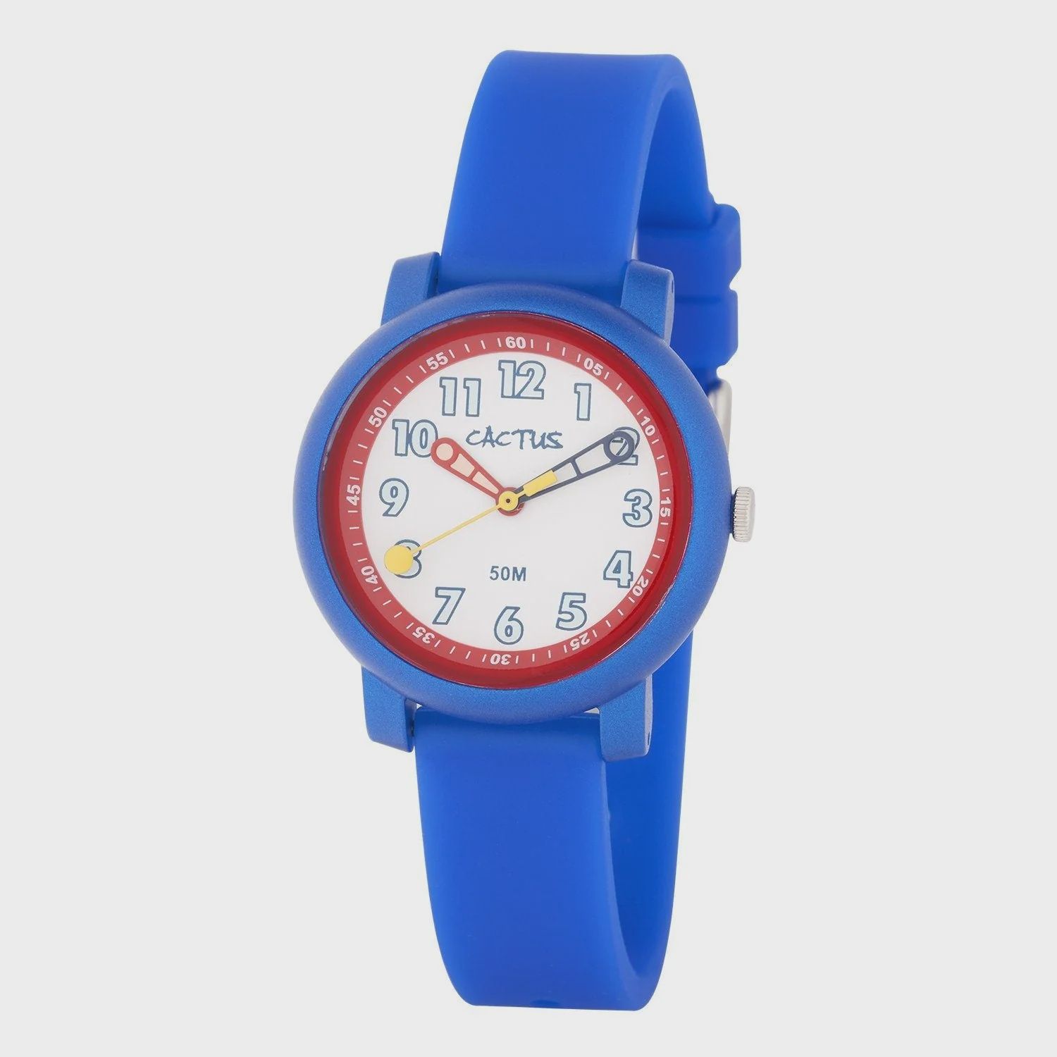 Cactus Blue Silicone Watch CAC131M03 50m water resistant
