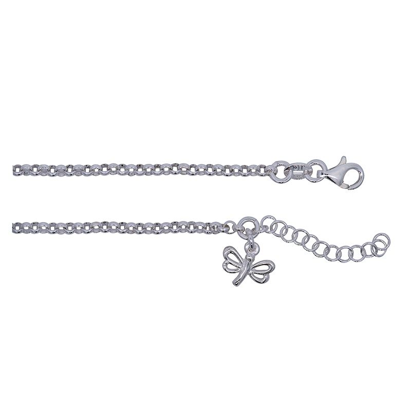 SS BELCHER ANKLET + BUTTERFLY - 23+3CM I1978ANKBF