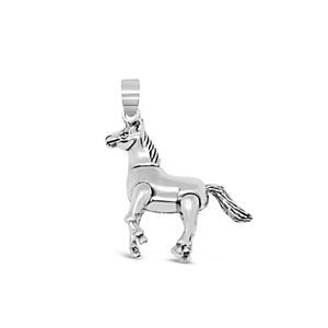 SS HORSE PENDANT WITH MOVING LEGS SV20-217