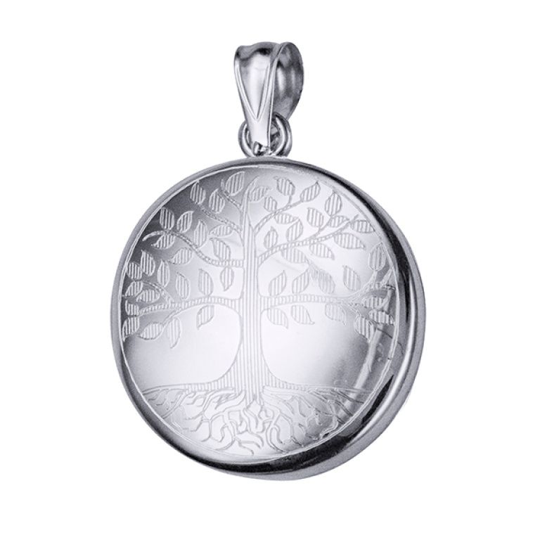 SS 20MM TREE OF LIFE MEMORIAL LOCKET L341