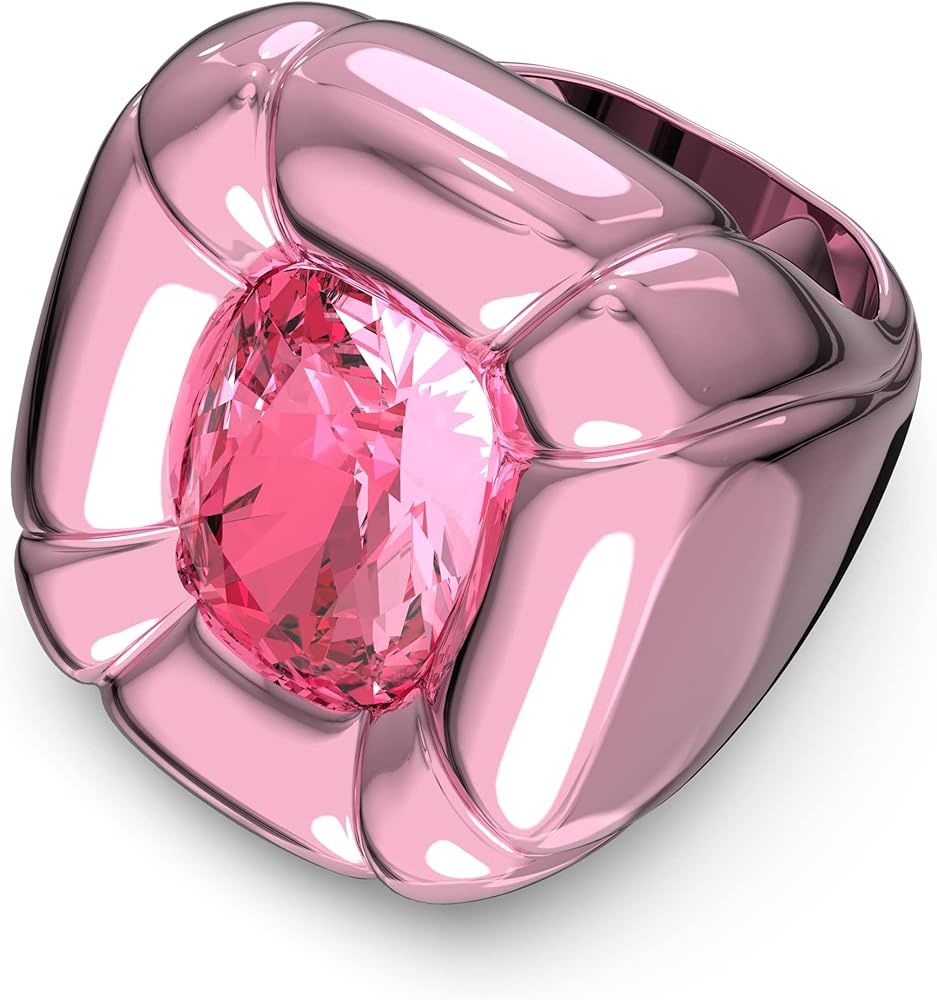 Swarovski Ladies Dulcis Cocktail Ring Pink Size 55