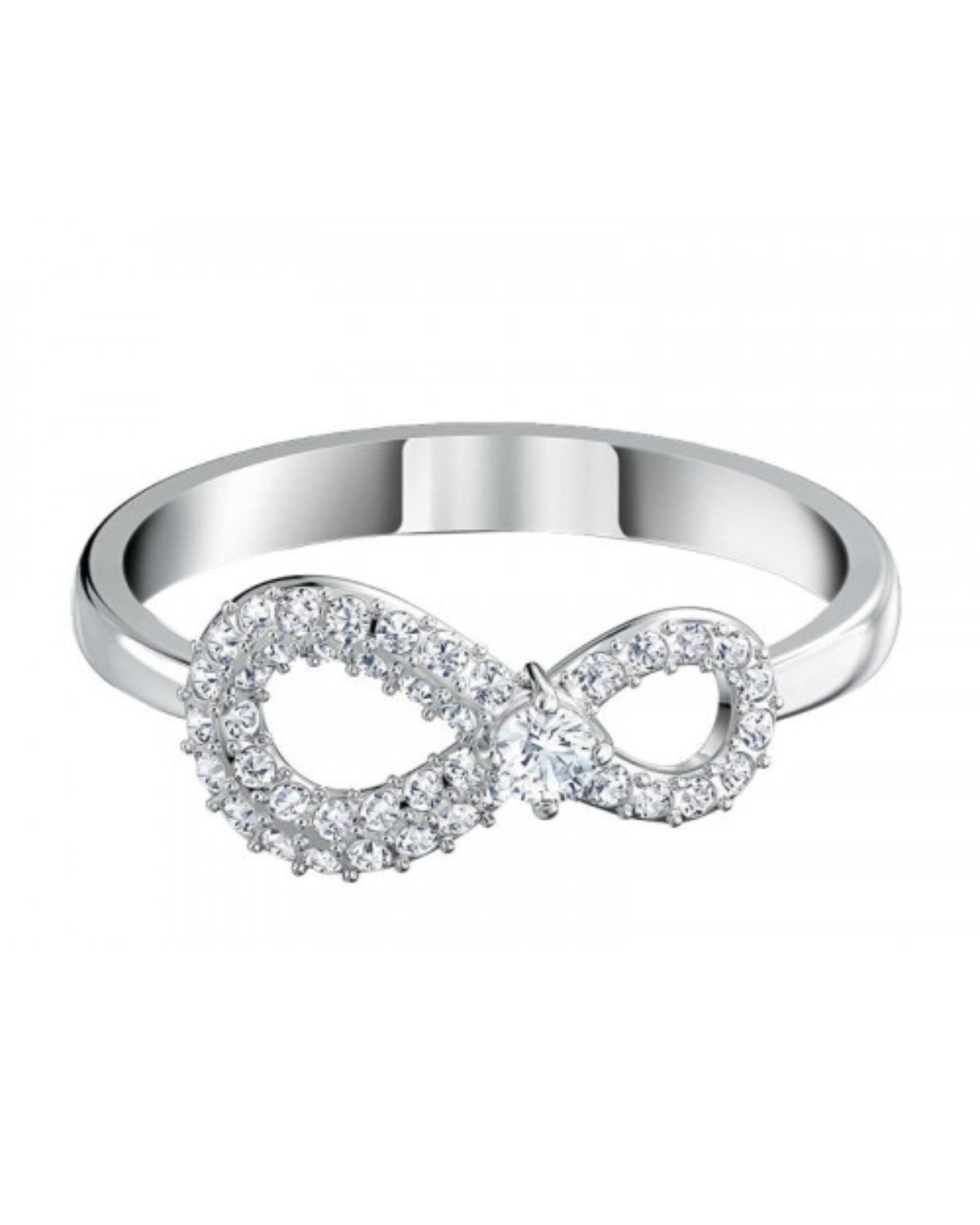 Ladies Infinity Ring White 5535401 Size 58