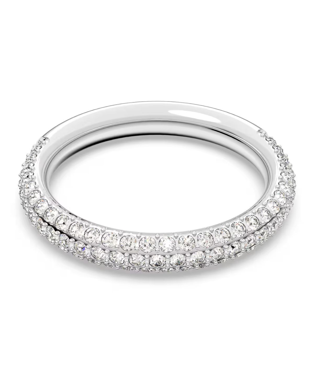 Ladies Dextera ring White Rhodium plated Size 52