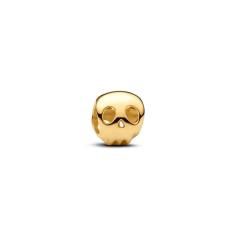 Skull 14k gold-plated mini charm