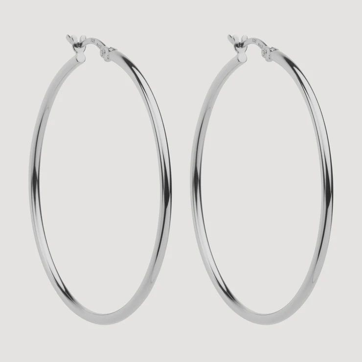 Silver Simple Hoop 2x45mm