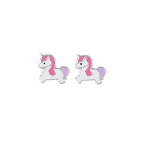 Tiny Treasures sterling silver children’s Unicorn stud earring