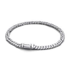 Cuban Chain Sterling Silver Bracelet