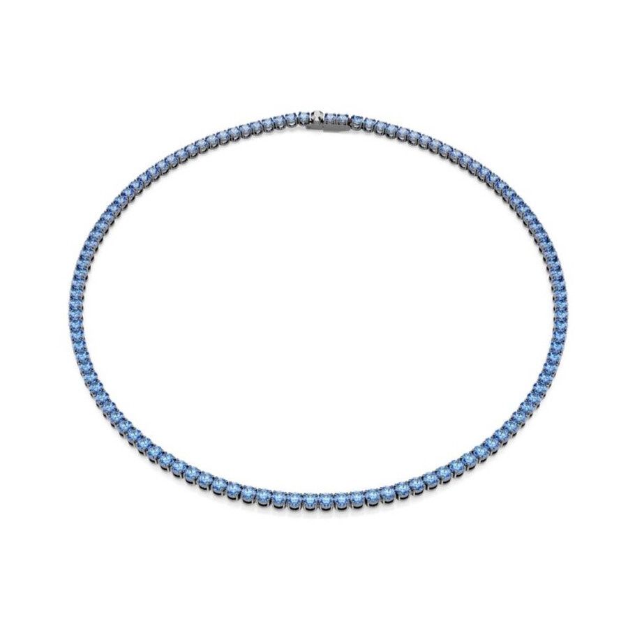 Matrix Crystal Necklace (Size M) featuring deep blue crystals 5743450