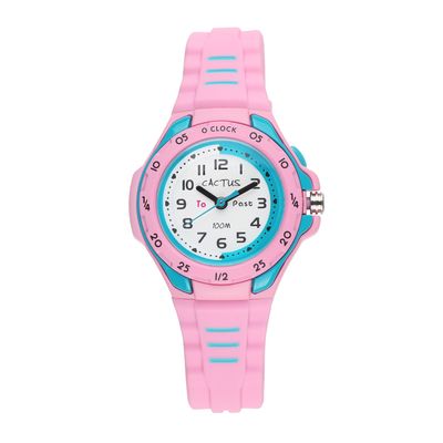 Mentor Pink Kids Watch - 100m cac-116-m55