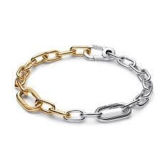 Sterling silver and 14k gold-plated link 563689C00-2