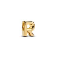 Letter R 14k gold-plated charm 763964C00