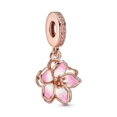 Movable cherry blossom 14k rose gold-pla 780667C01