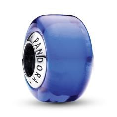 Sterling silver charm with blue Murano g 793105C00