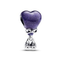 Baby girl balloon sterling silver charm 793238C01