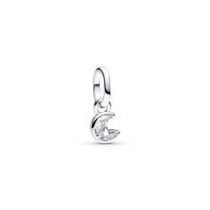 Moon sterling silver mini dangle with cl 793364C01
