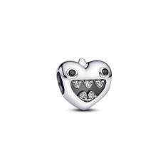 Mum of monsters heart sterling silver ch 793768C01