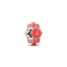 Sterling silver charm with clear cubic z 793897C01