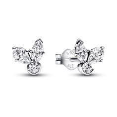 Herbarium cluster sterling silver stud e 292406C01